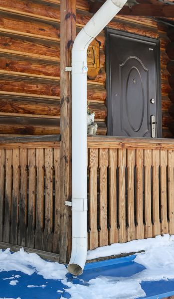 Cost of Porch Downspout Installation in Rochester