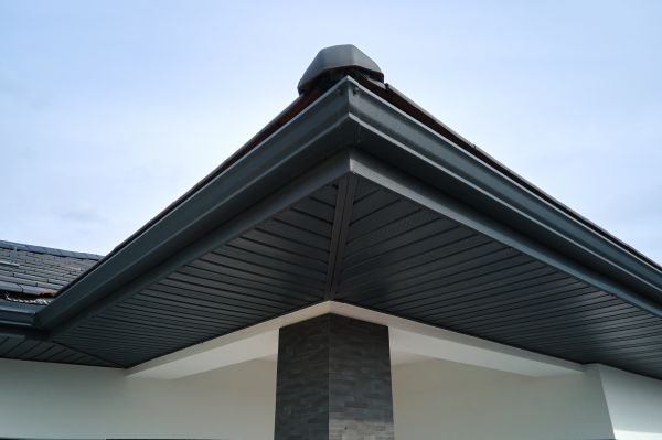 Steel Rain Gutter Installation in Rochester